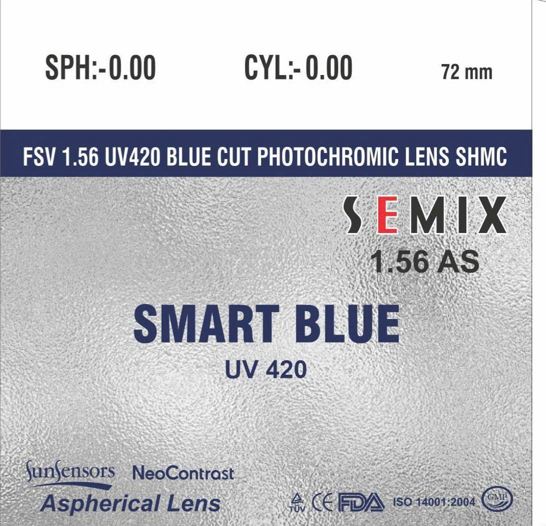 SEMIX 1.56 UV420 BLUE CUT FOTO SHMC