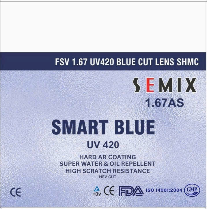 SEMIX 1.67 UV420 BLUE CUT SHMC