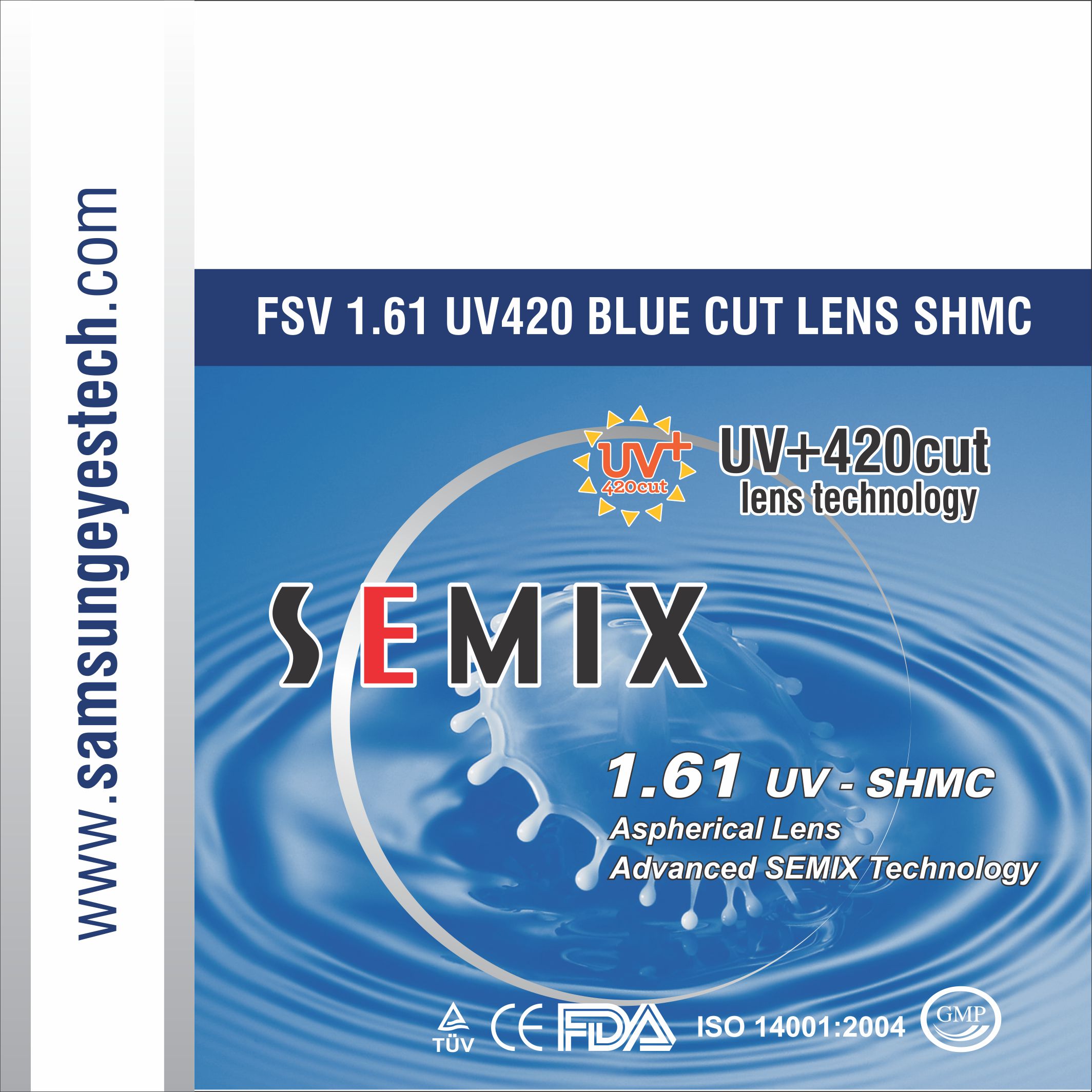SEMIX 1.61 UV420 BLUE CUT SHMC