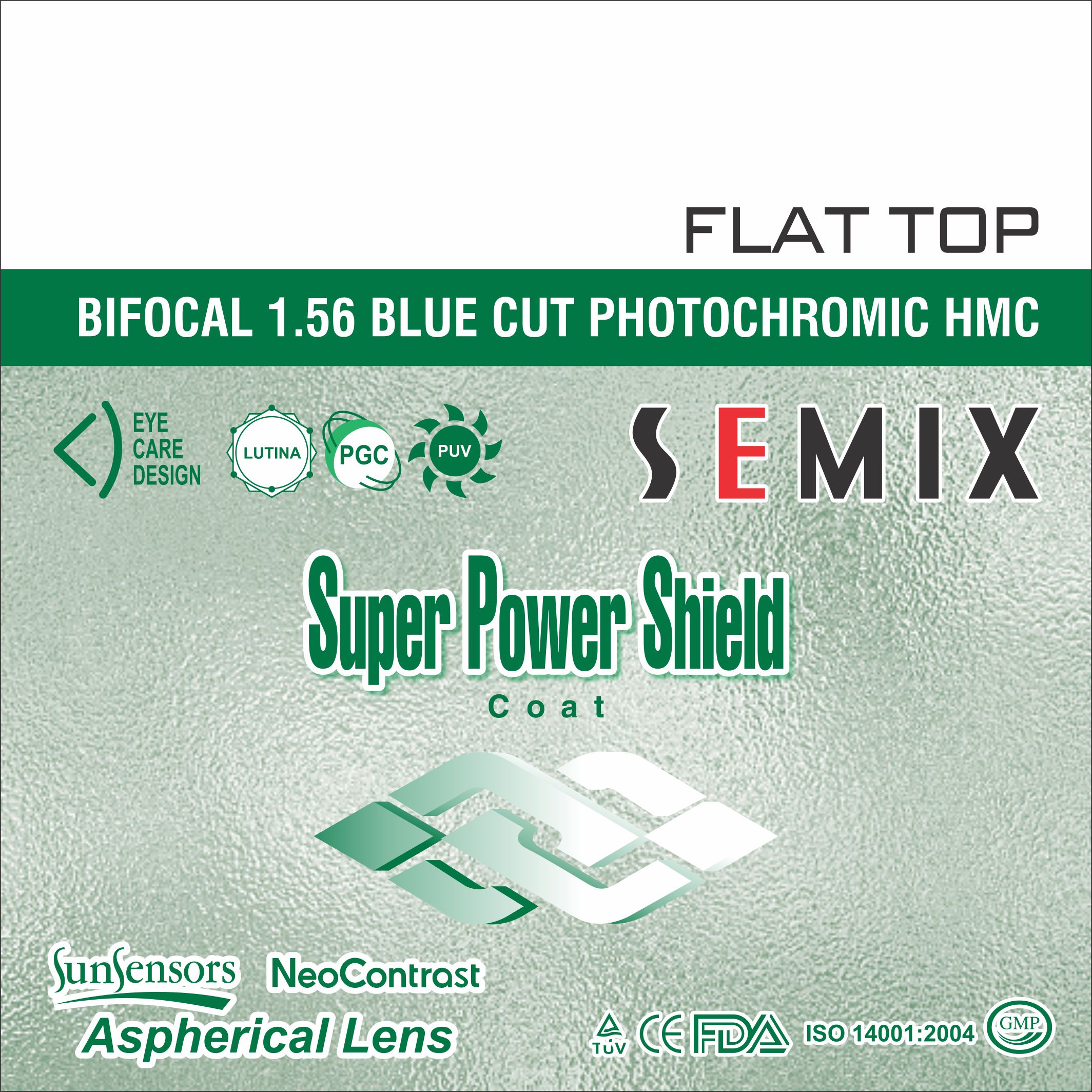 SEMIX BIFOCAL 1.56 BLUE CUT FOTO HMC